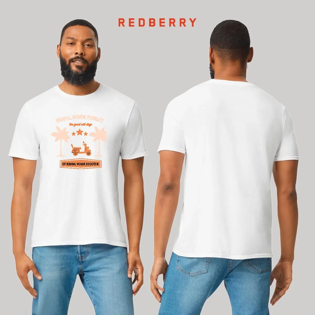 Playera Hombre Scooter Vespa Vintage SC1050