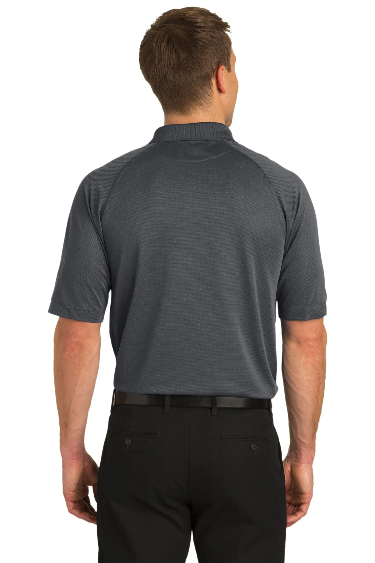 Port Authority Tall Dry Zone Ottoman Polo. TLK525 Iron Grey Tall