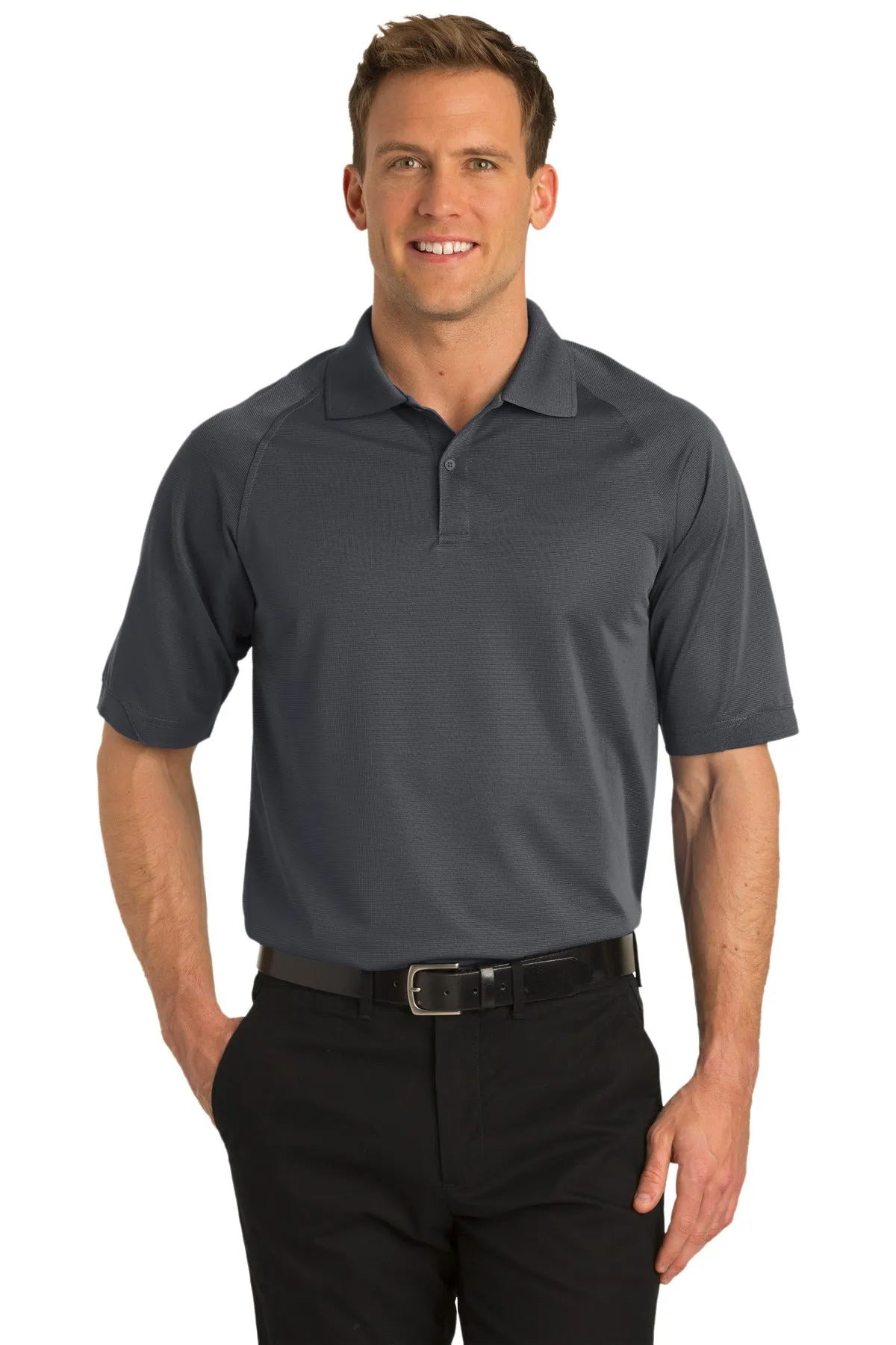 Port Authority Tall Dry Zone Ottoman Polo. TLK525 Iron Grey Tall