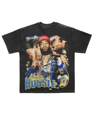 Present Vintage "Nipsey Hussle" Tee (Washed-Black)