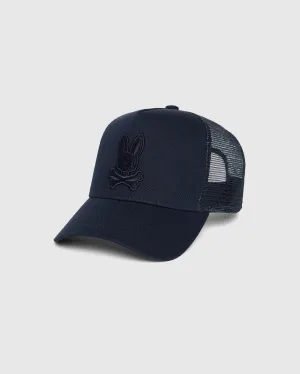 Psycho Bunny Jay Trucker Cap - Black