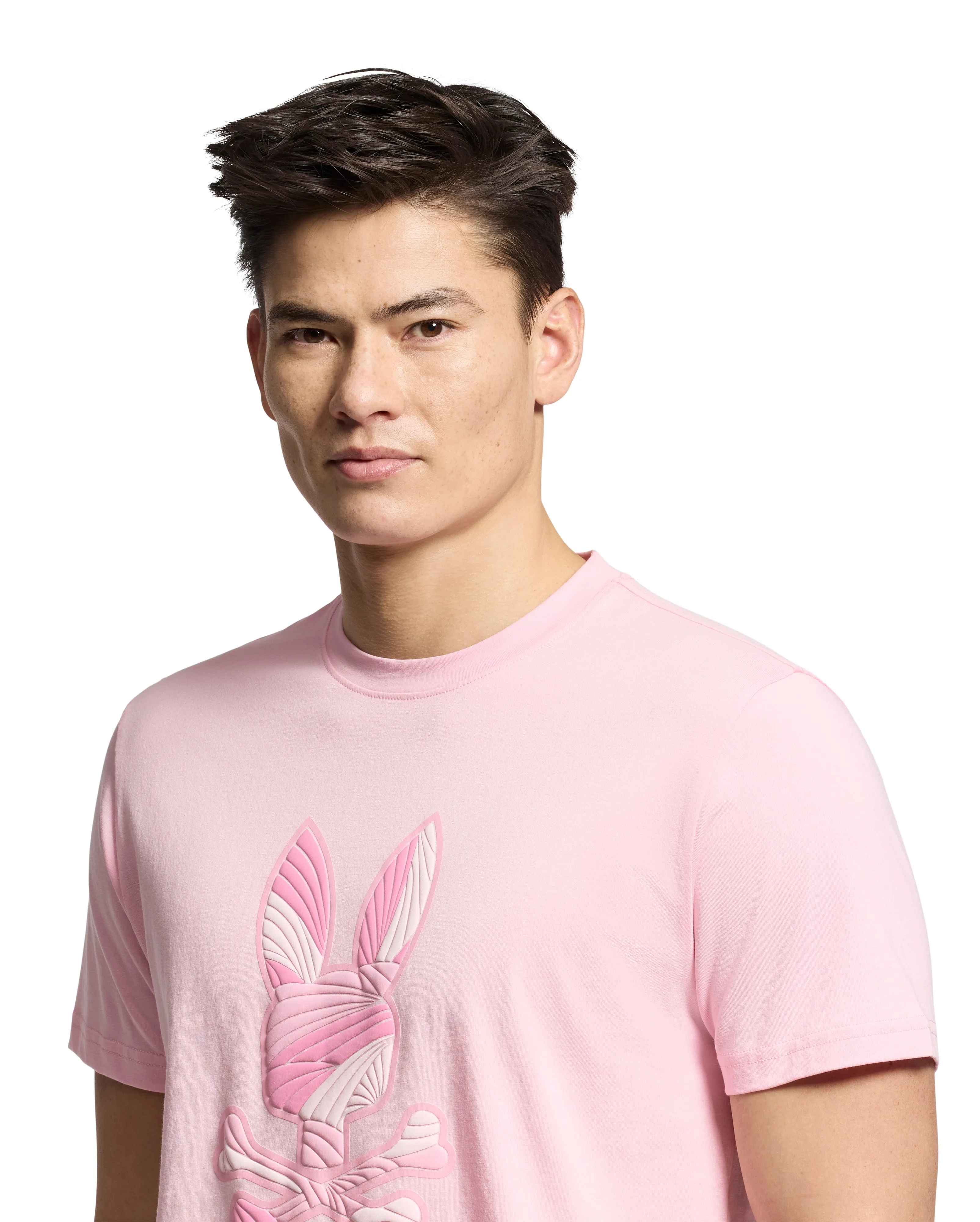 Psycho Bunny Men's Baxter Graphic Tee - Romance Rose