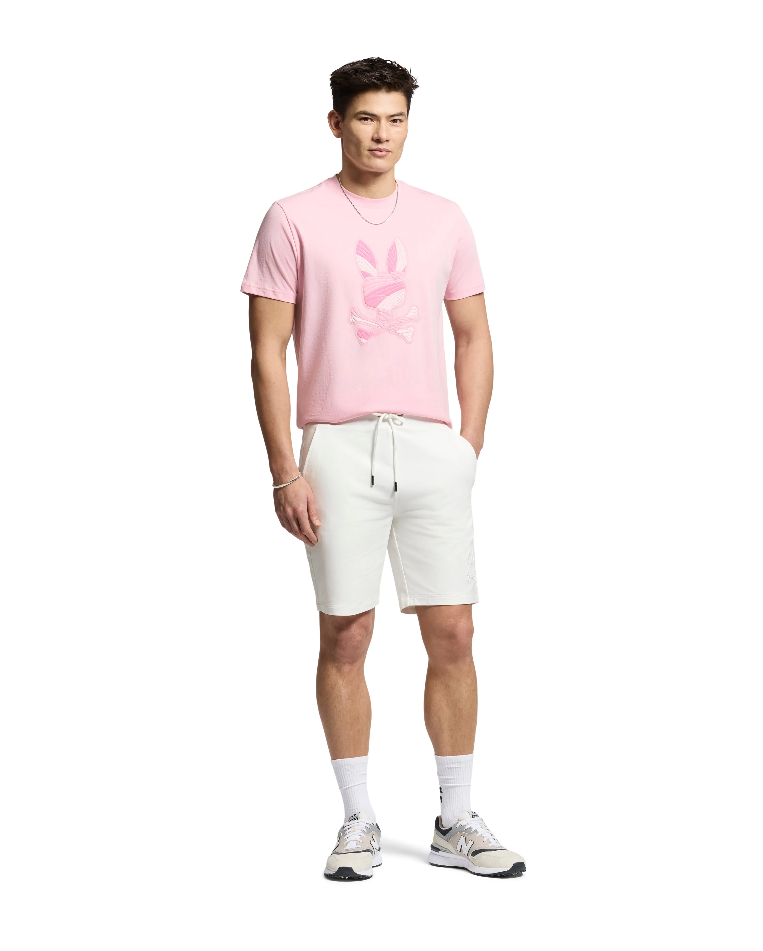 Psycho Bunny Men's Baxter Graphic Tee - Romance Rose