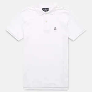 Psycho Bunny Mens Classic Polo - White