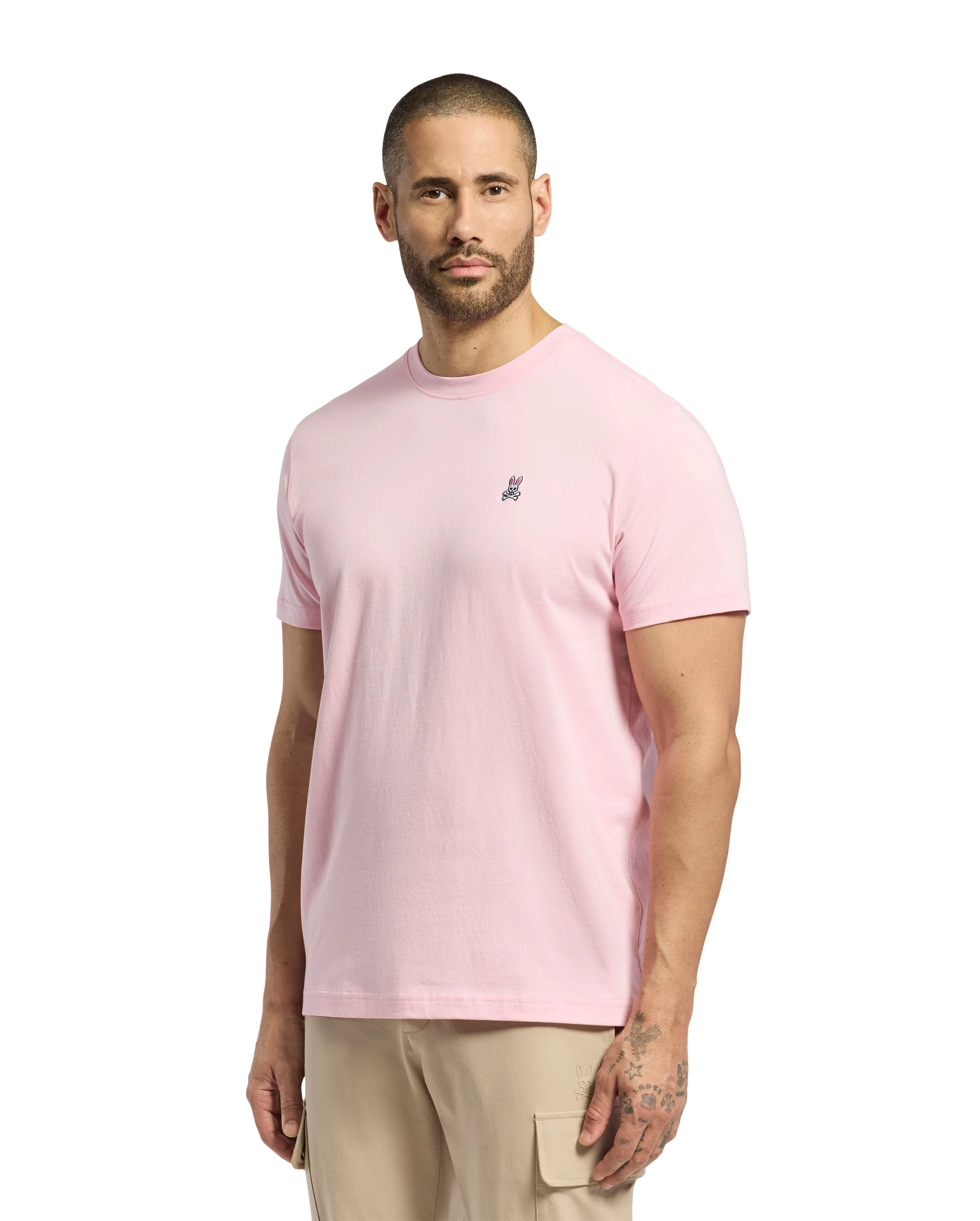 Psycho Bunny Men's Crew Neck Tee - Romance Rose