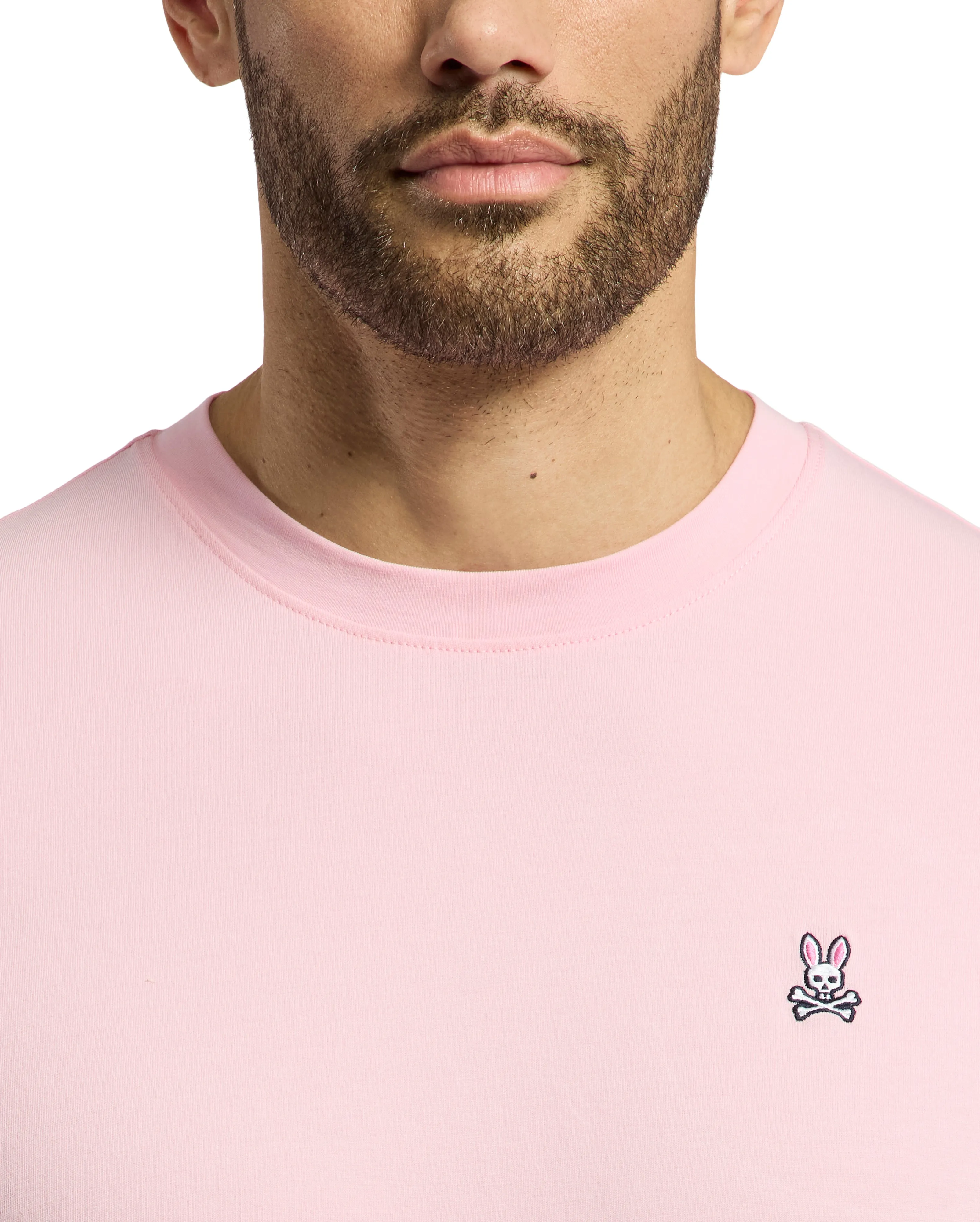 Psycho Bunny Men's Crew Neck Tee - Romance Rose