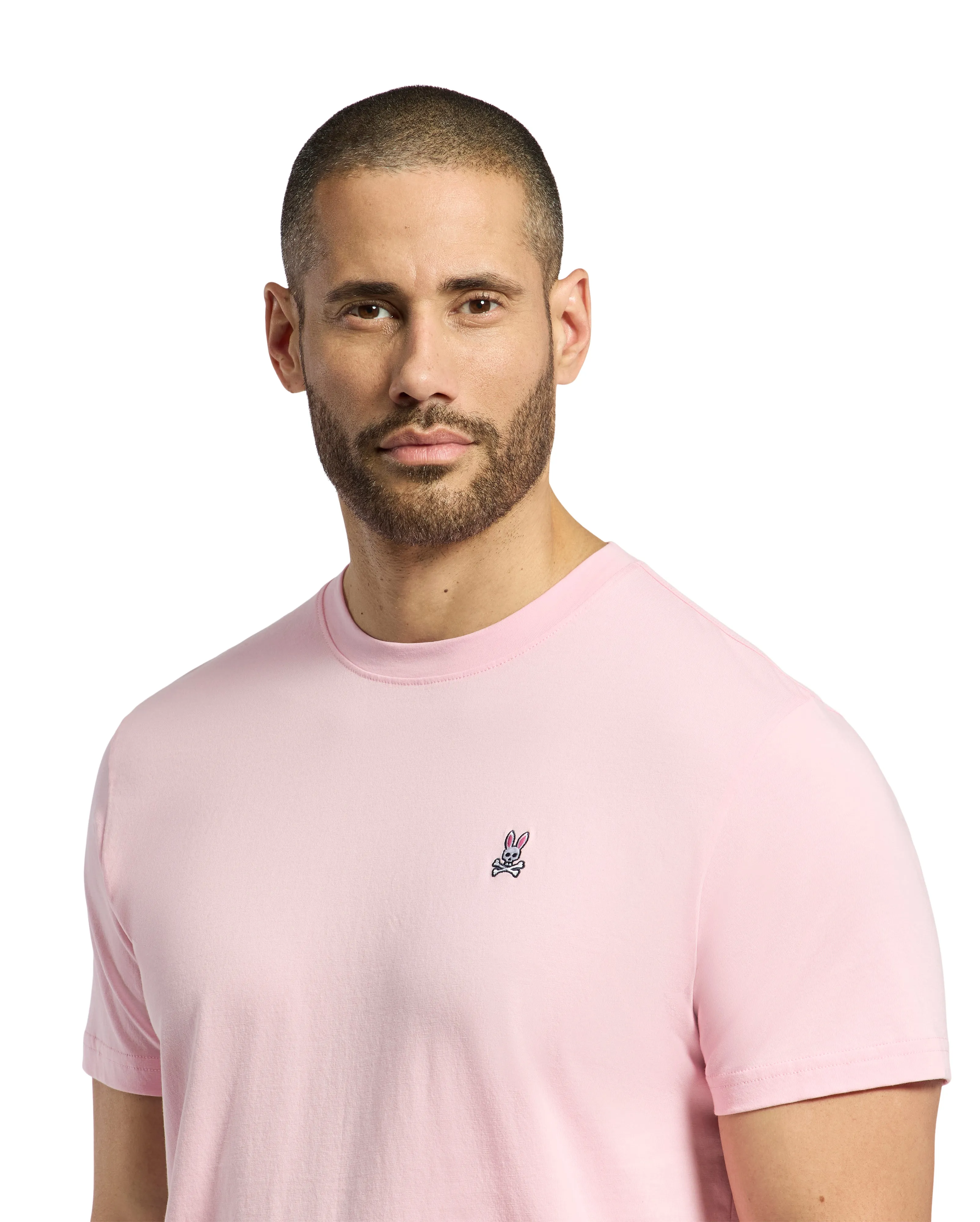 Psycho Bunny Men's Crew Neck Tee - Romance Rose