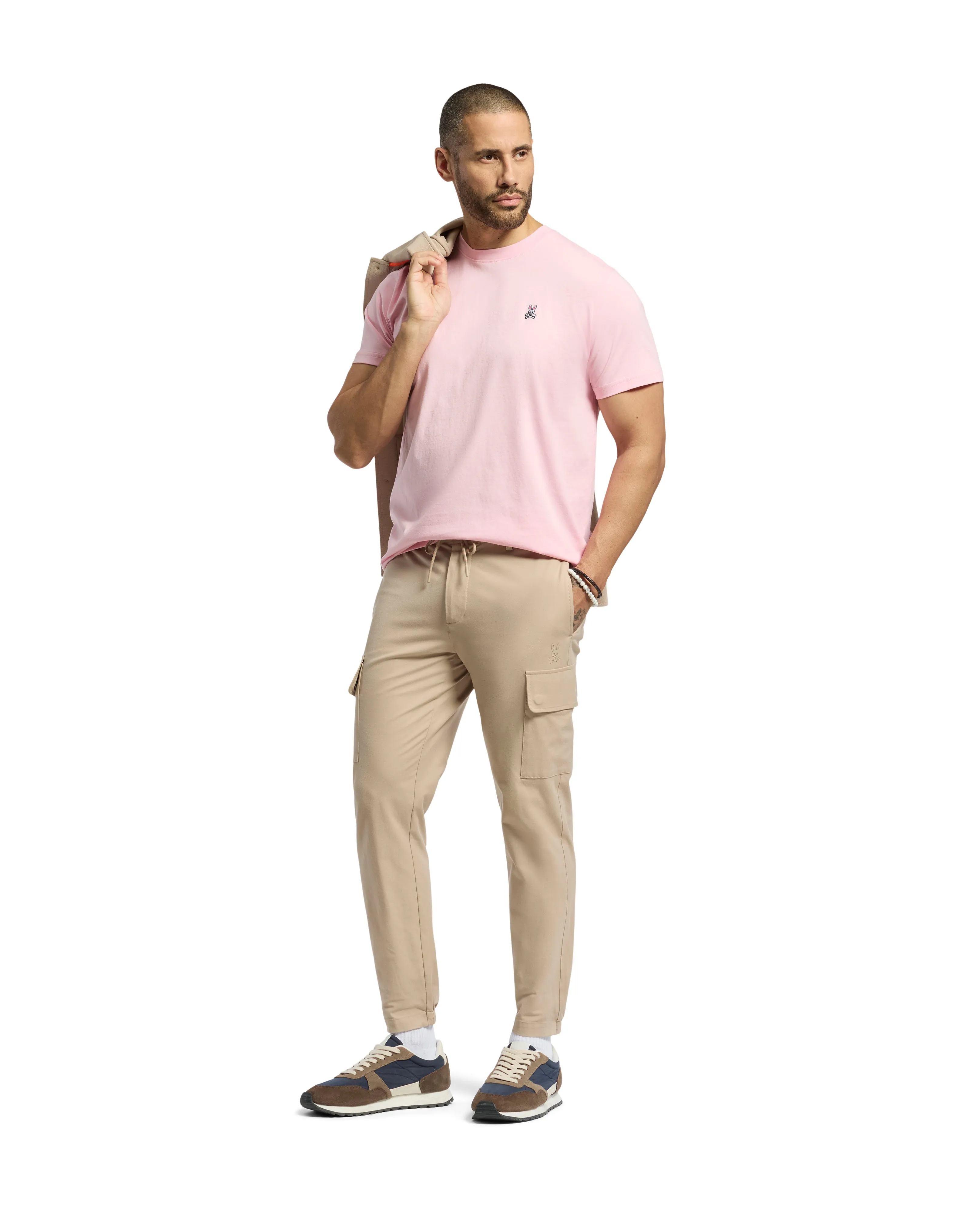 Psycho Bunny Men's Crew Neck Tee - Romance Rose