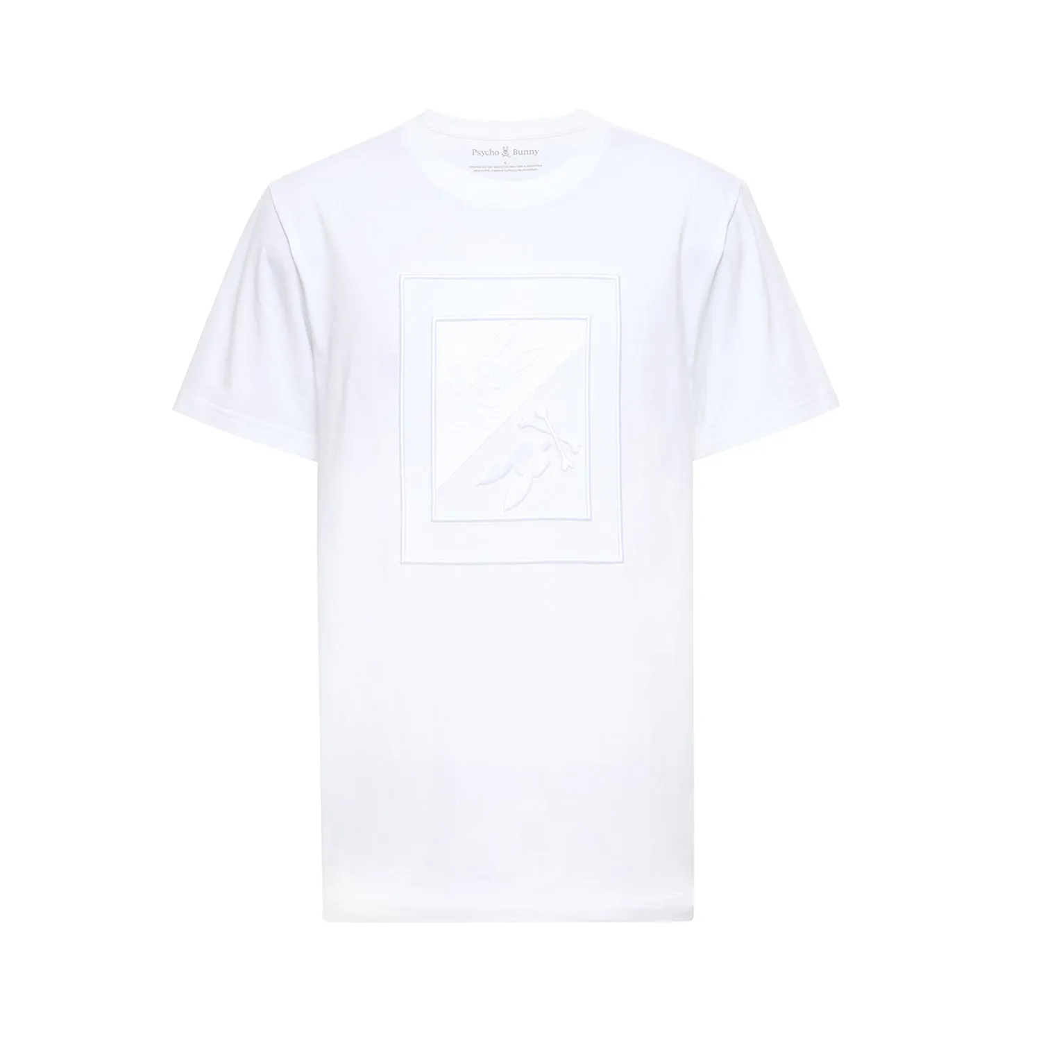 Psycho Bunny Men's Valdez Embroidered Graphic Tee - White