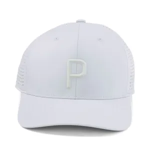 Puma Men's Tech P Snapback Cap Ash Grey