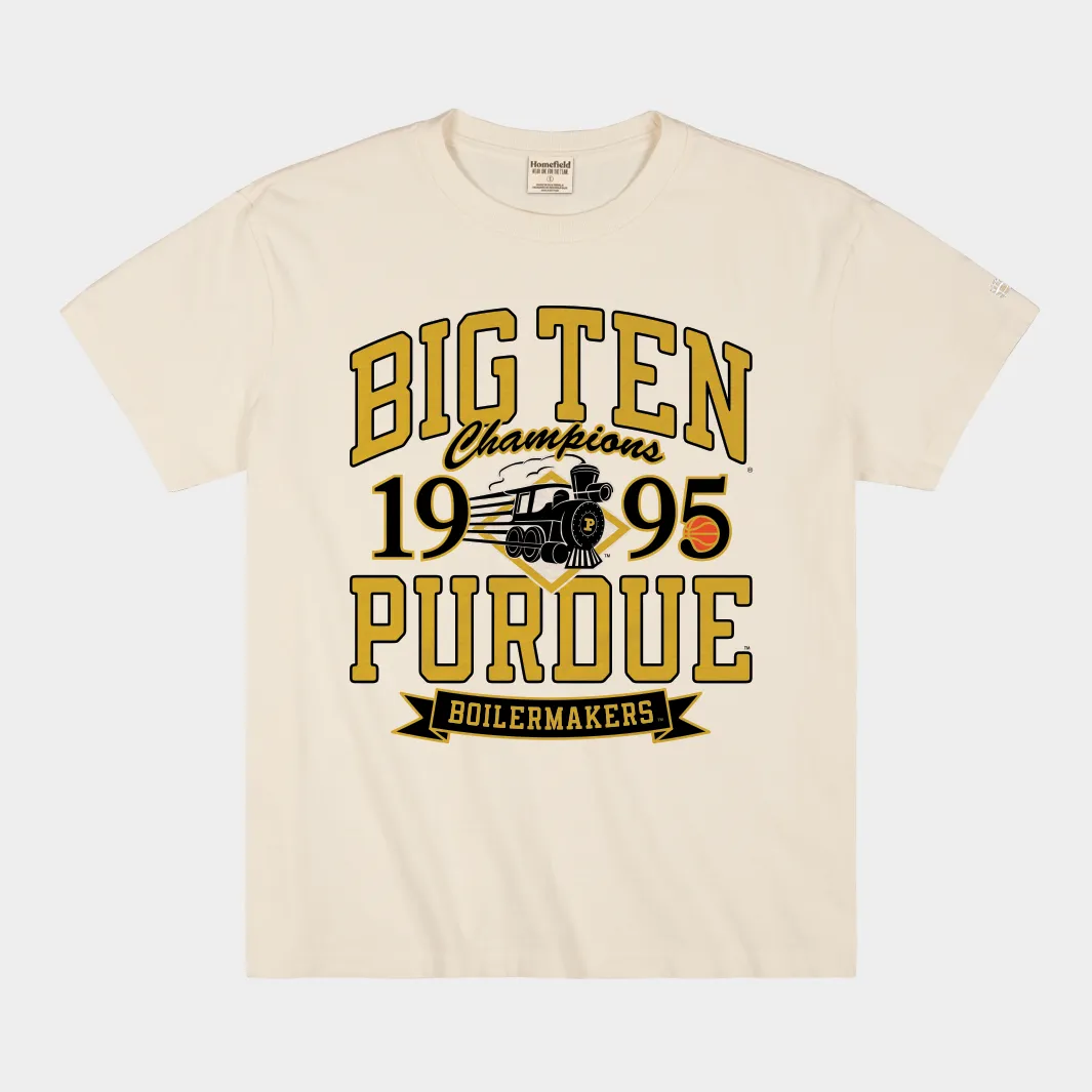 Purdue Men's Basketball 1995 Big Ten Champions 30th Anniversary Heavyweight Tee
