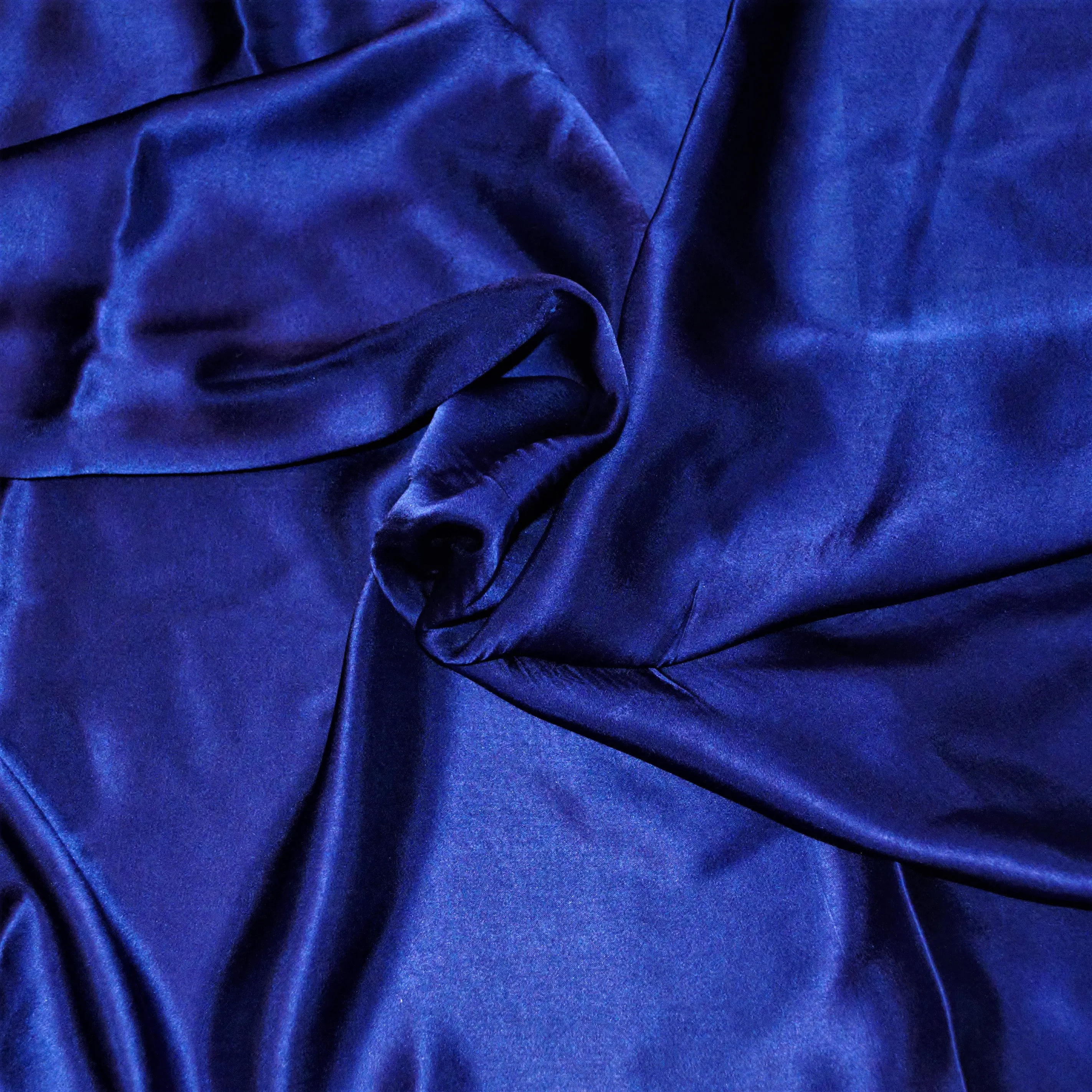 Pure Satin Silk - Navy