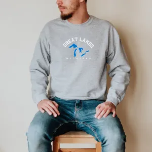 "5 Great Lakes" Men's Long Sleeve T-Shirt