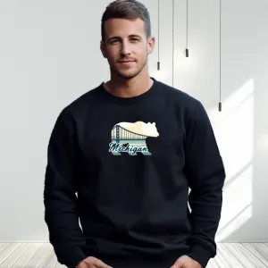 "Bear Bridge" Men's Classic Crew Sweatshirt
