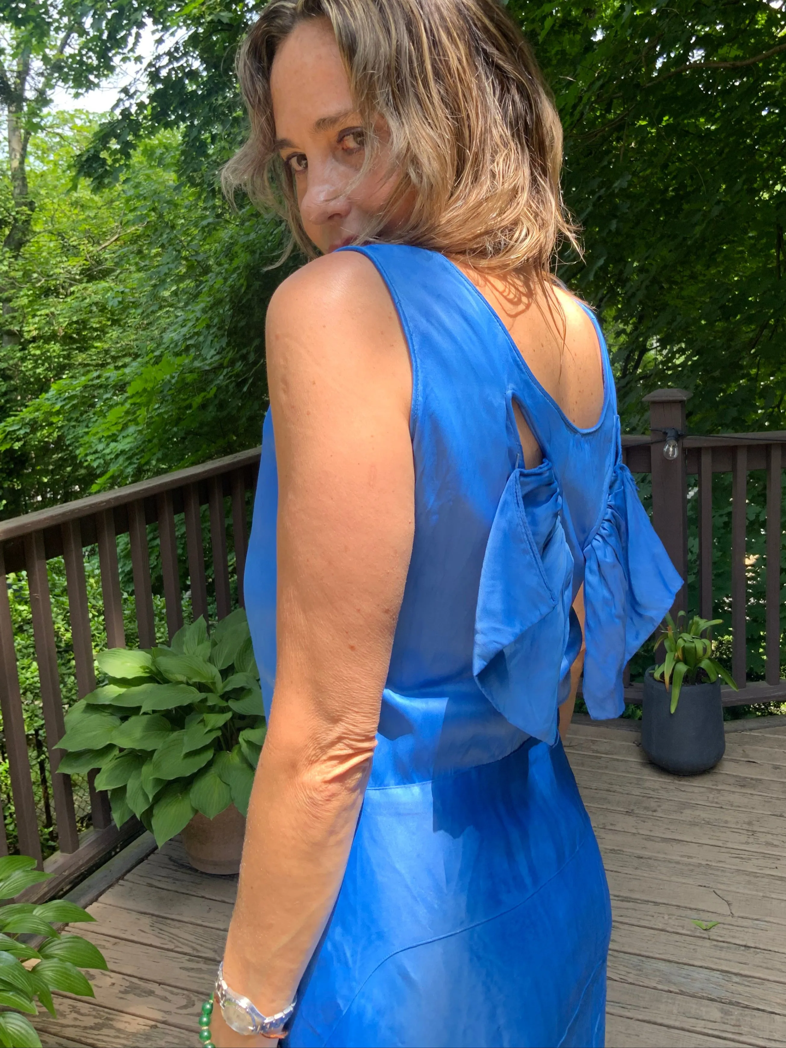 "Fairy" Satin Dress with wings - 30s