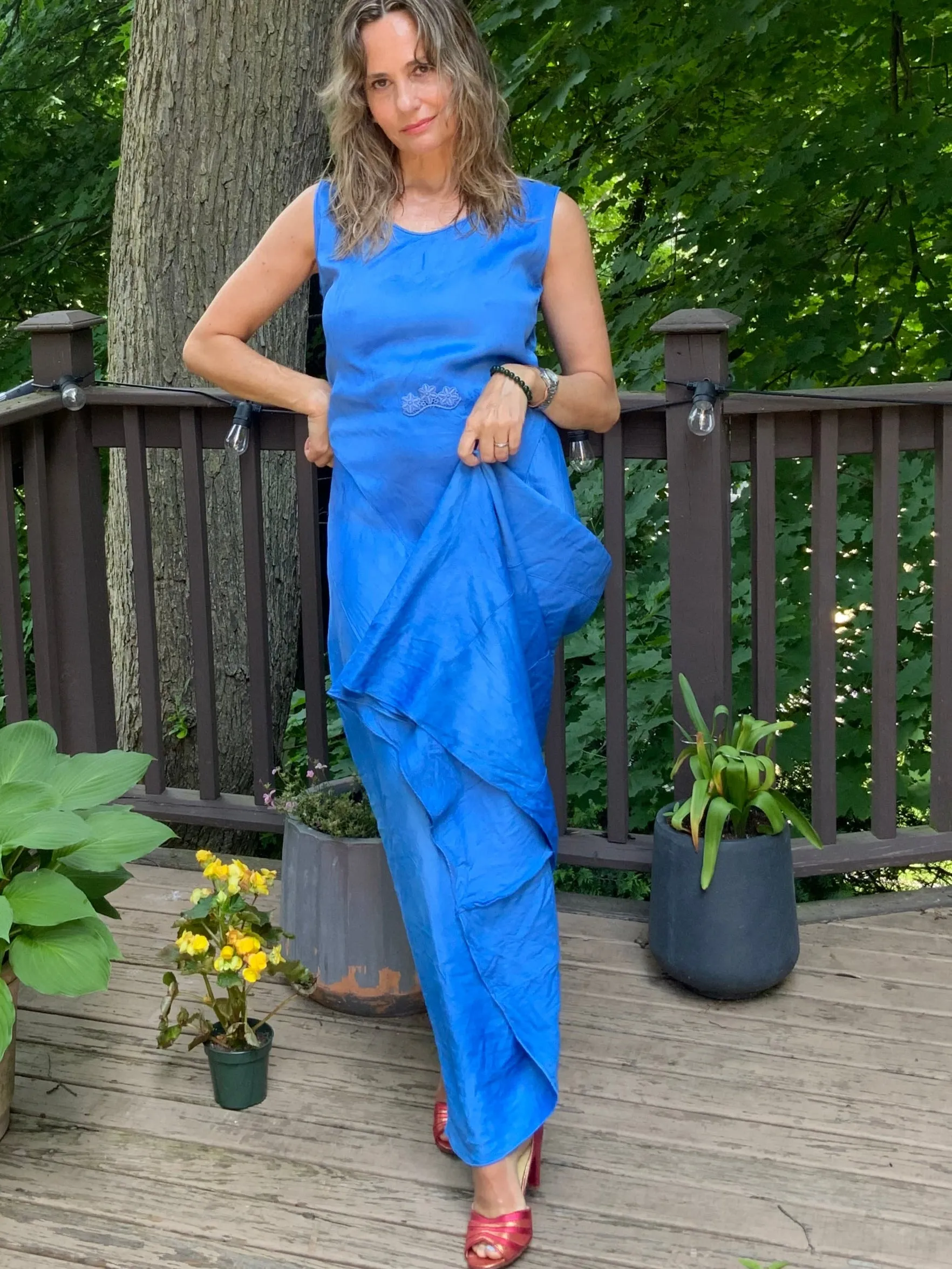 "Fairy" Satin Dress with wings - 30s