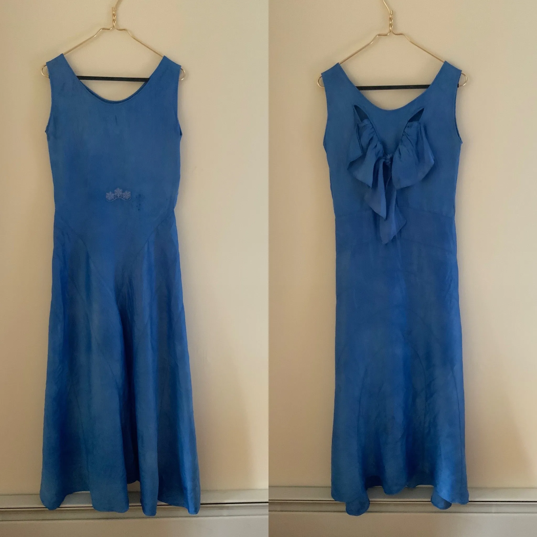 "Fairy" Satin Dress with wings - 30s