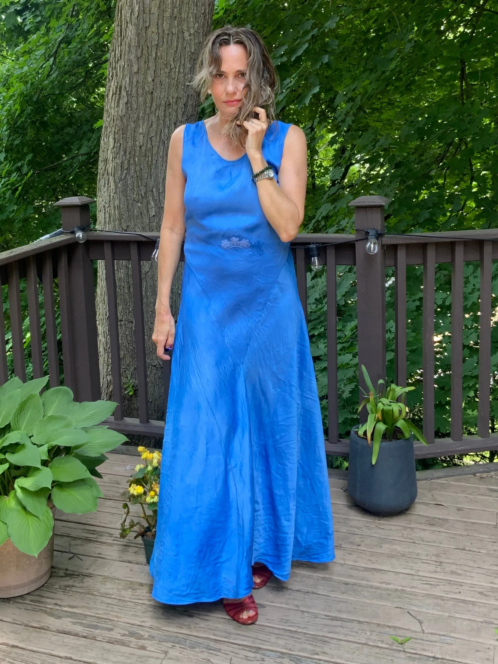"Fairy" Satin Dress with wings - 30s