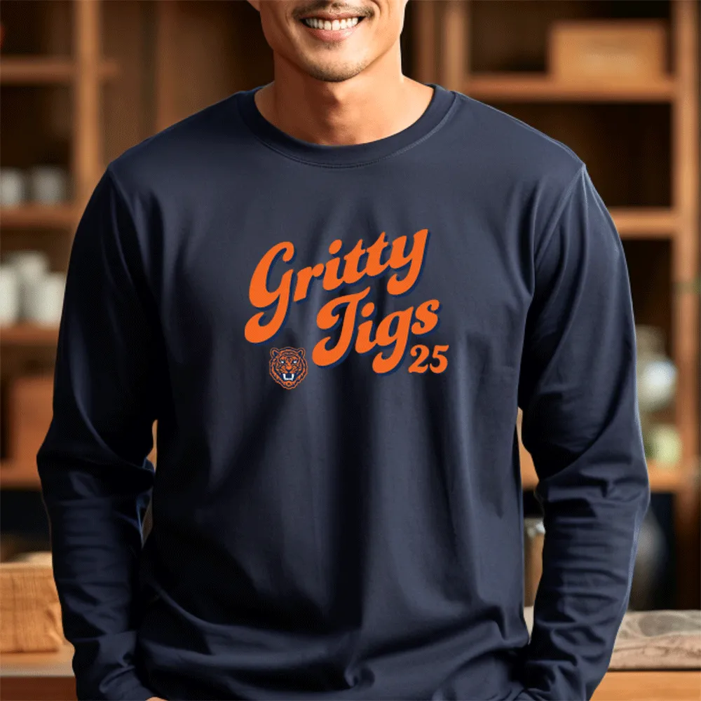 "Gritty Tigs" Men's Long Sleeve T-Shirt