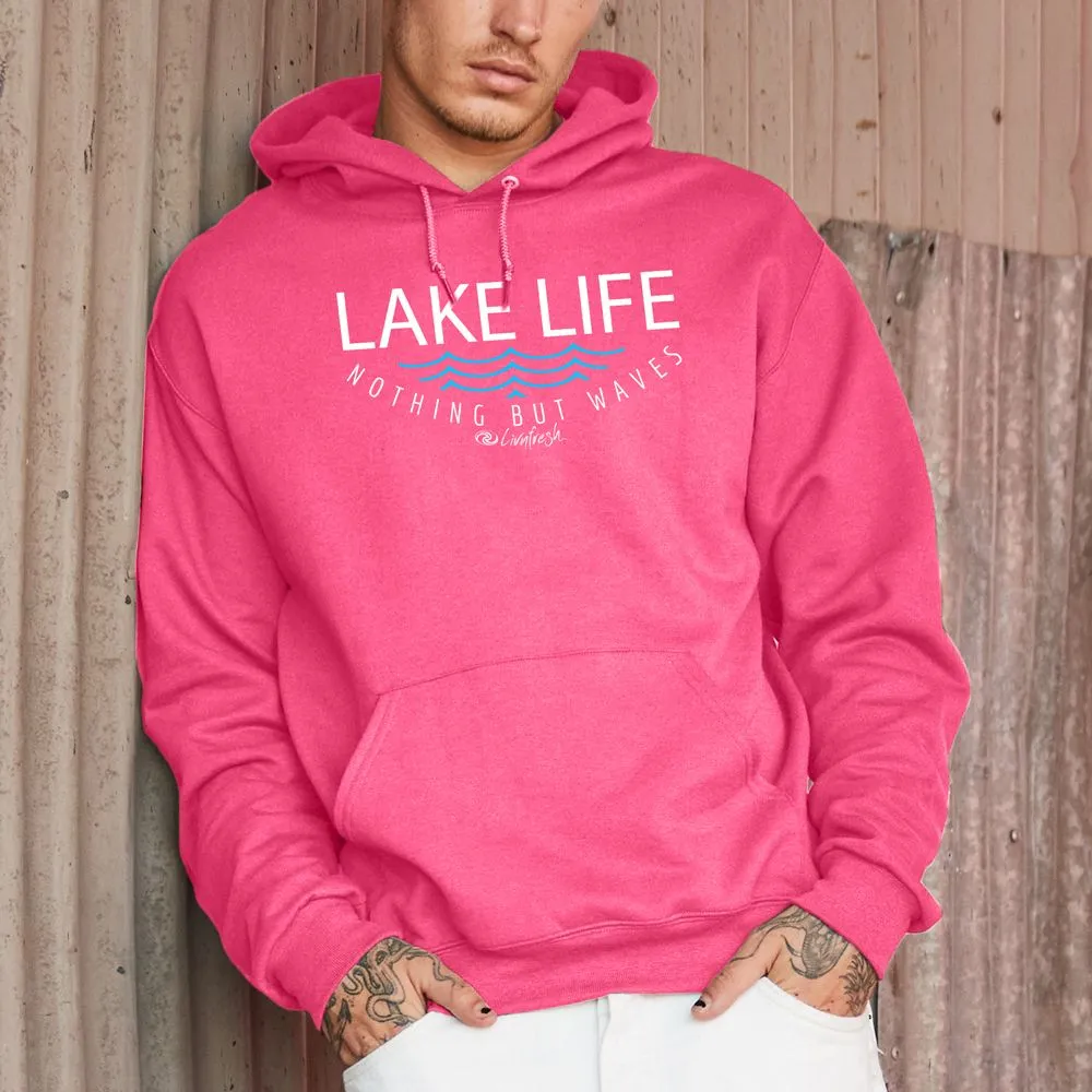 "Lake Life WAVES" Men's Classic Hoodie