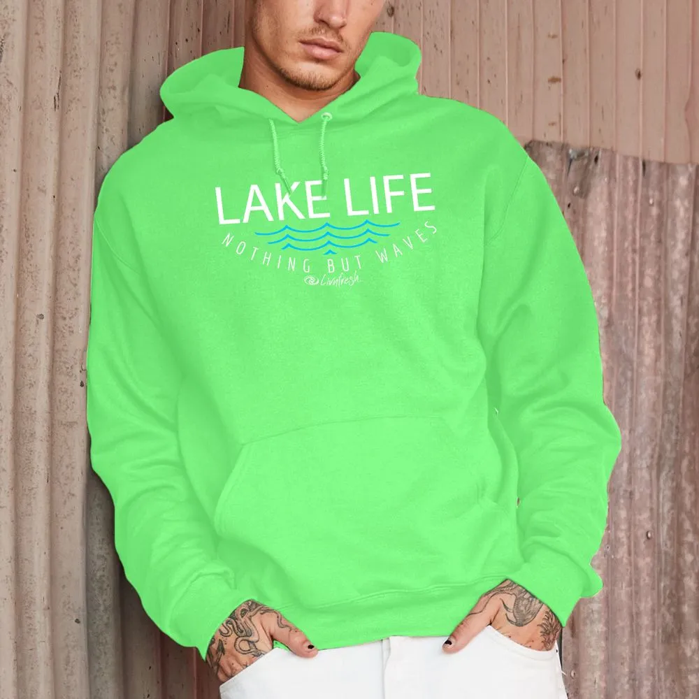 "Lake Life WAVES" Men's Classic Hoodie
