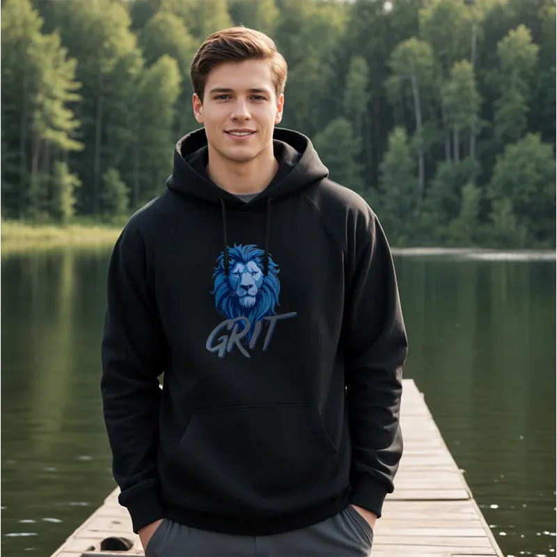 "Lion Grit" Men's Classic Hoodie