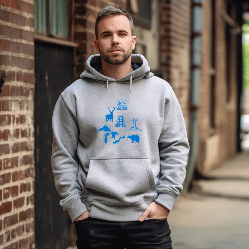 "Michigan Favorites" Men's Classic Hoodie