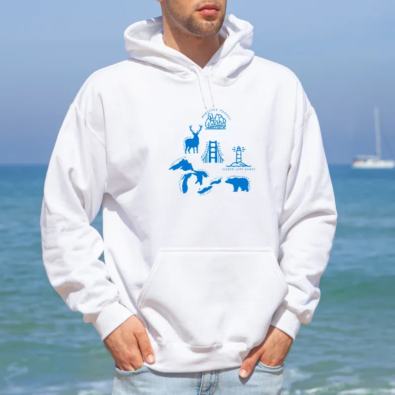 "Michigan Favorites" Men's Classic Hoodie