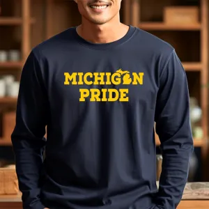 "Michigan Pride" Men's Long Sleeve T-Shirt