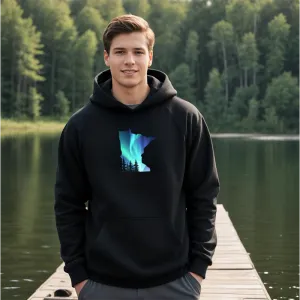 "Minnesota Northern Lights" Men's Classic Hoodie