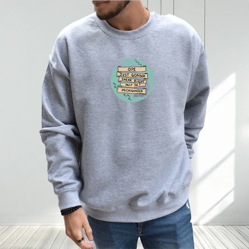 "Ope..." Men's Classic Crew Sweatshirt