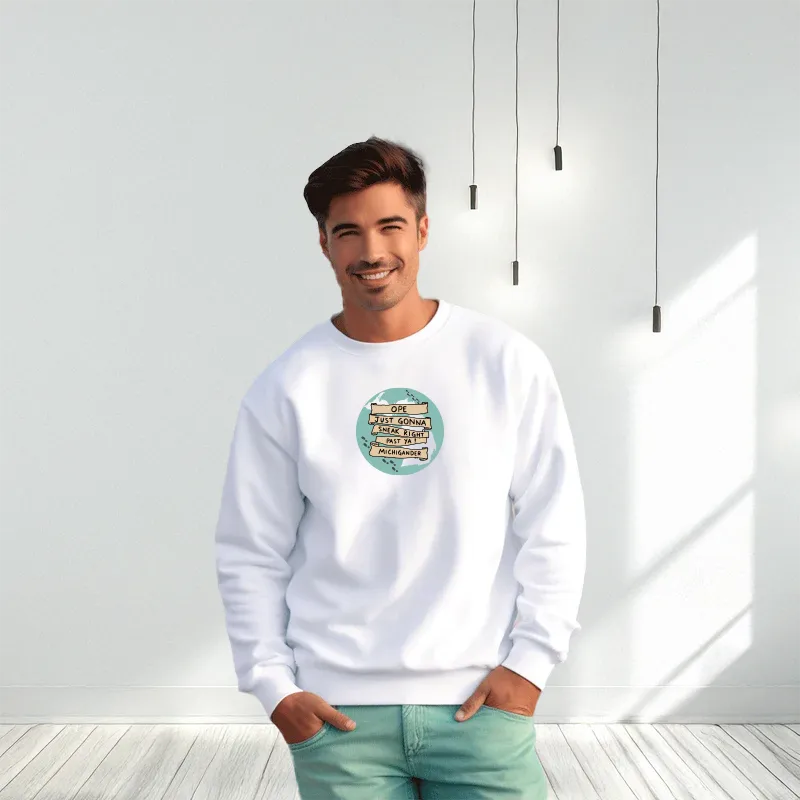"Ope..." Men's Classic Crew Sweatshirt
