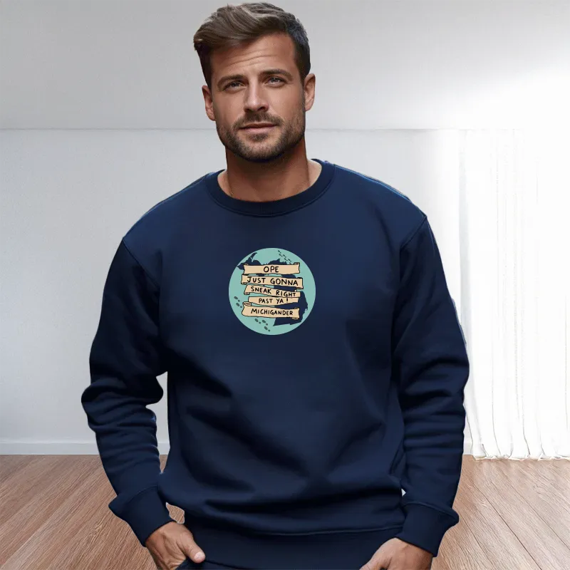 "Ope..." Men's Classic Crew Sweatshirt