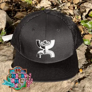 "Texican" Hooey Black 6-Panel Trucker Cap with Texas Flag Hooey Logo - OSFA