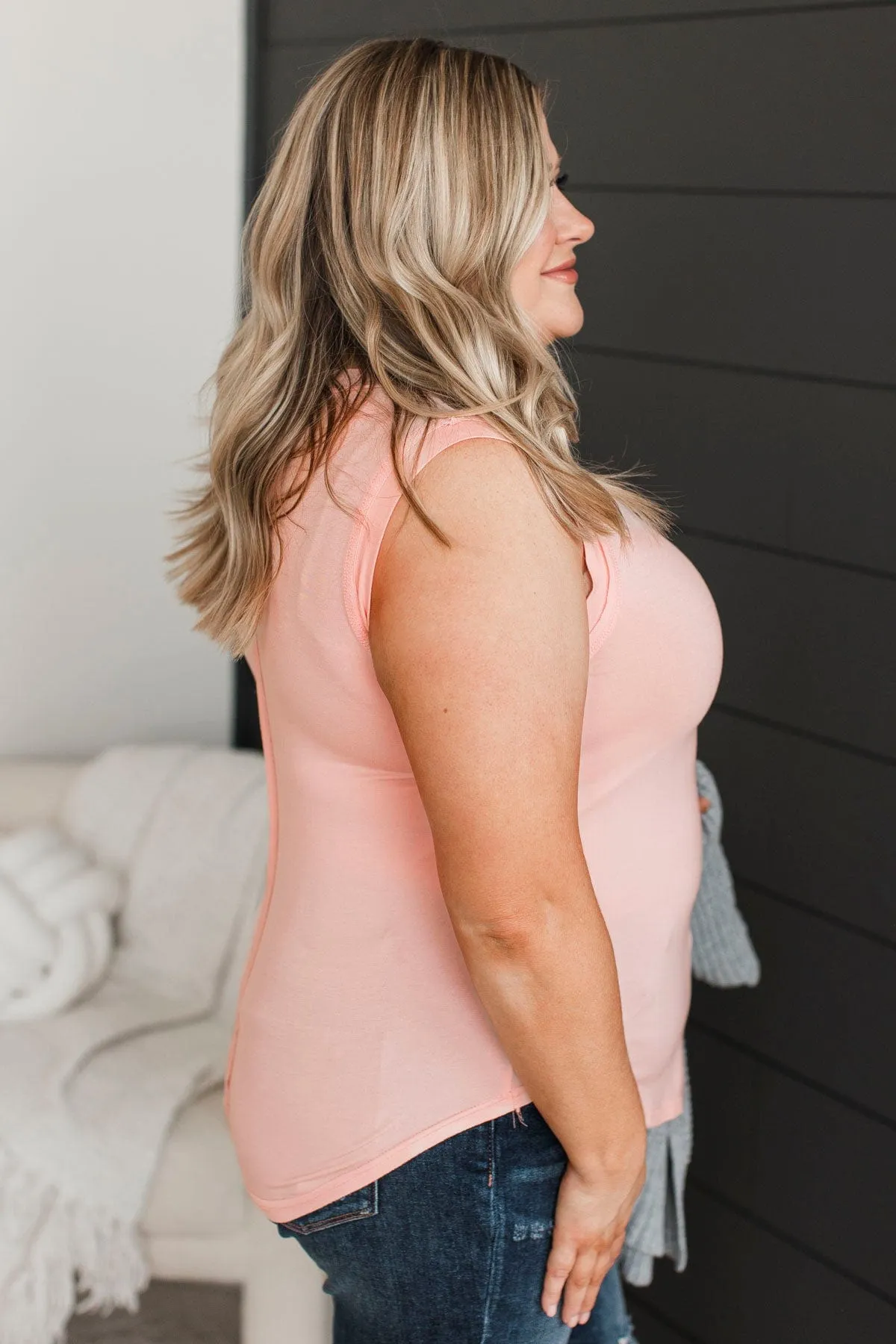 Rather Impressive Lightweight Tank Top- Soft Pink
