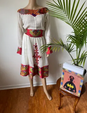 Red Habesha Kemis