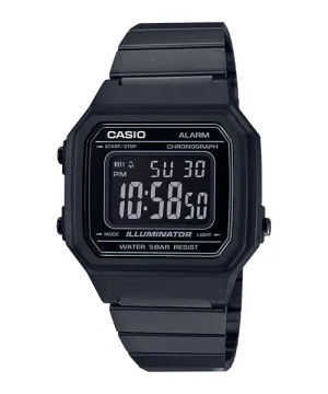 Reloj Vintage casual correa de Acero inoxidable B-650WB-1B