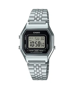 Reloj Vintage casual correa de Acero inoxidable LA-680WA-1
