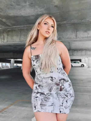 Renaissance Goddess Body Con Dress