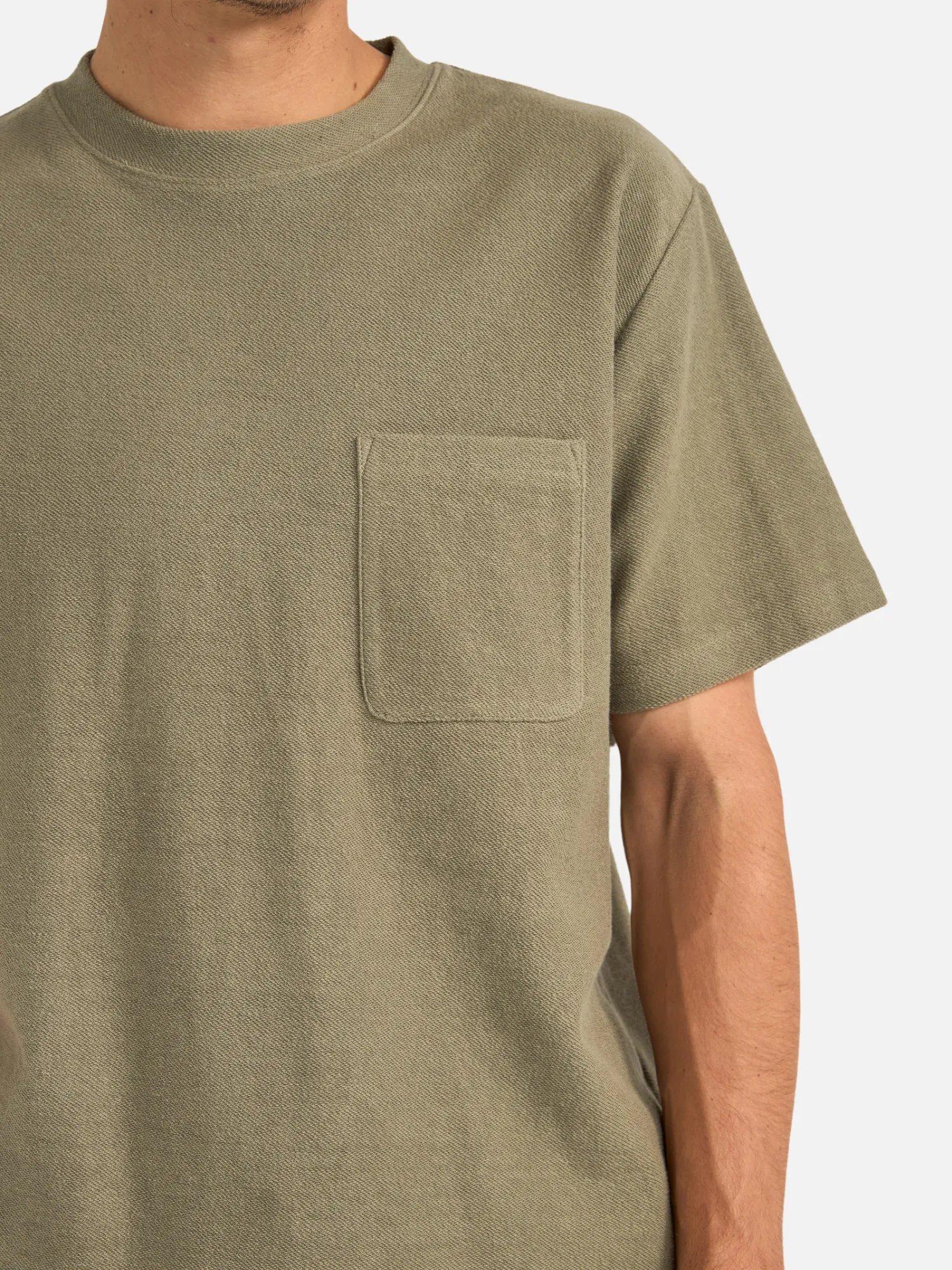 Rhythm Vintage Terry Short Sleeve T-Shirt - Sage