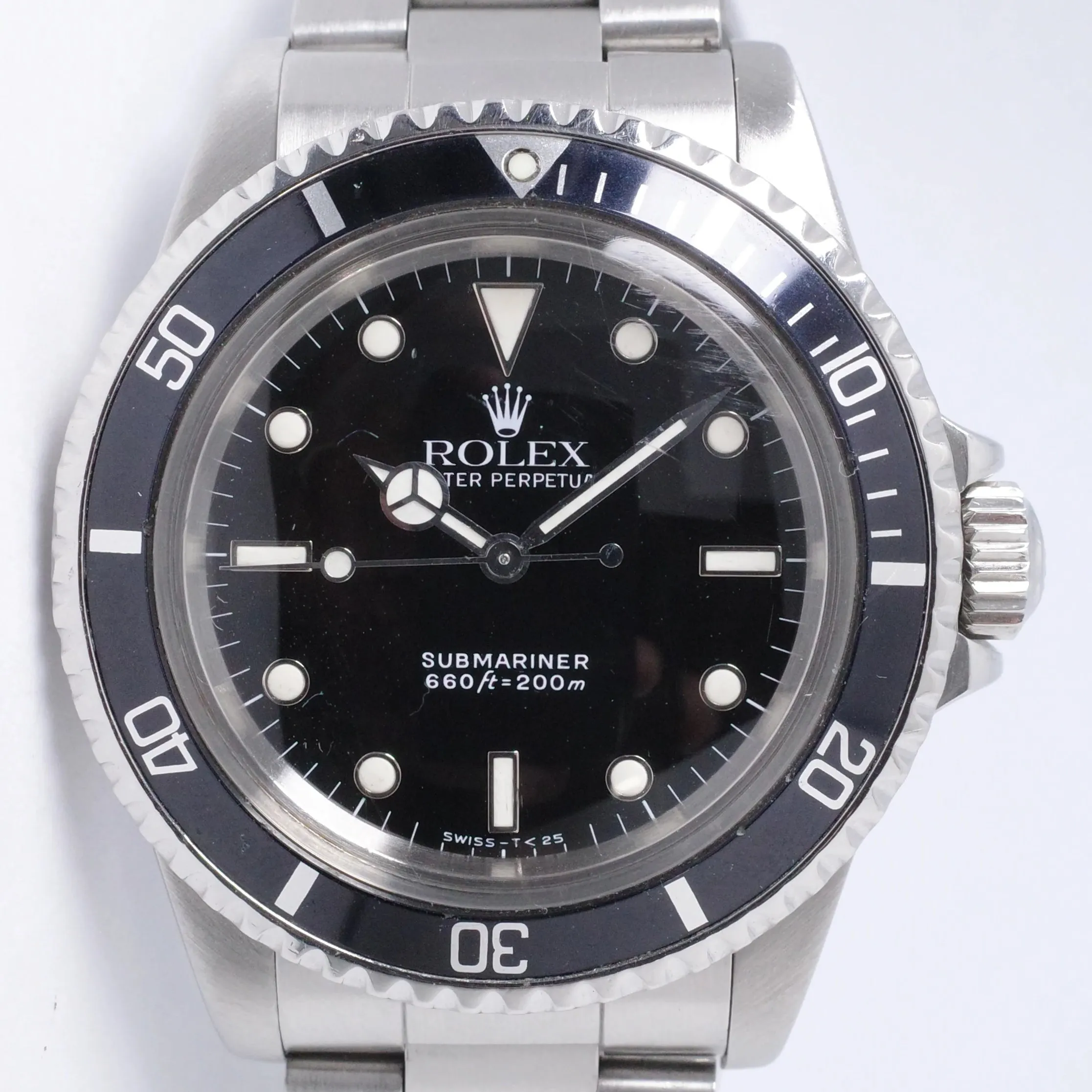 ROLEX 1989 SUBMARINER NO DATE 5513 WATCH ONLY