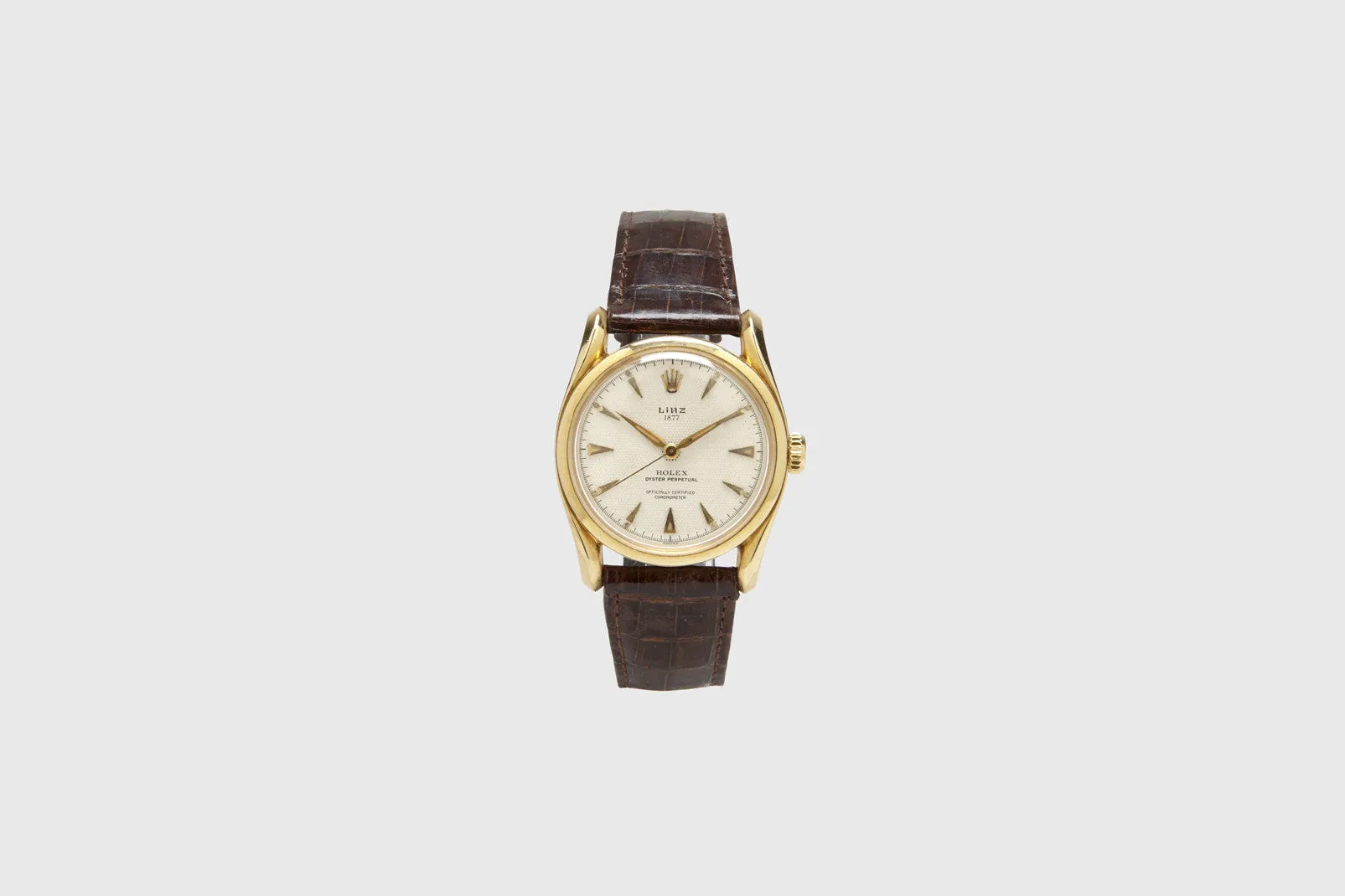 Rolex Oyster Perpetual Bombé Linz Dial