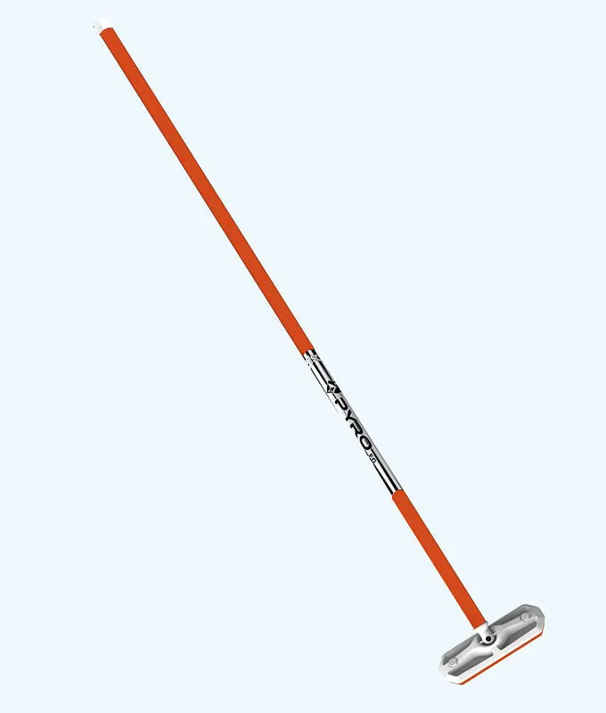Rookie Bundle - Women's Right Hand - Orange Fiberglass Broom -  Black Voltaje Shoes - Choice of Gripper Colour