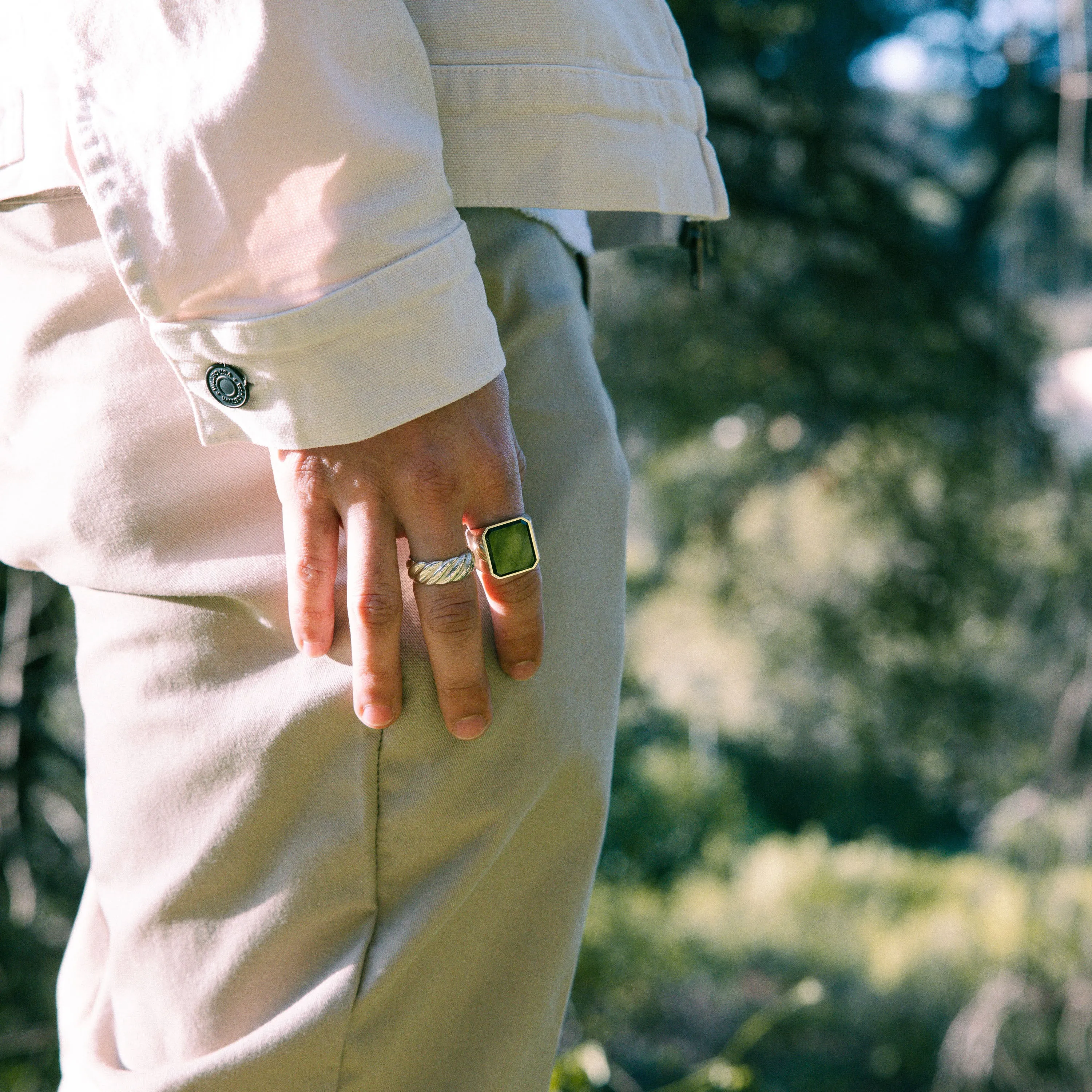 Rope Band Ring, 9mm