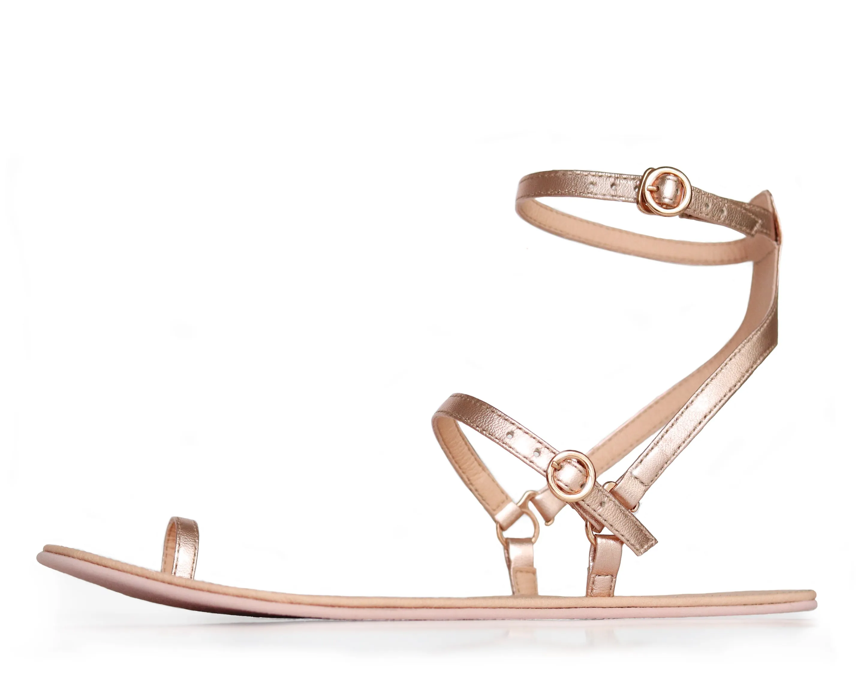 »Rosegold Rush« Strappy Dress Sandals