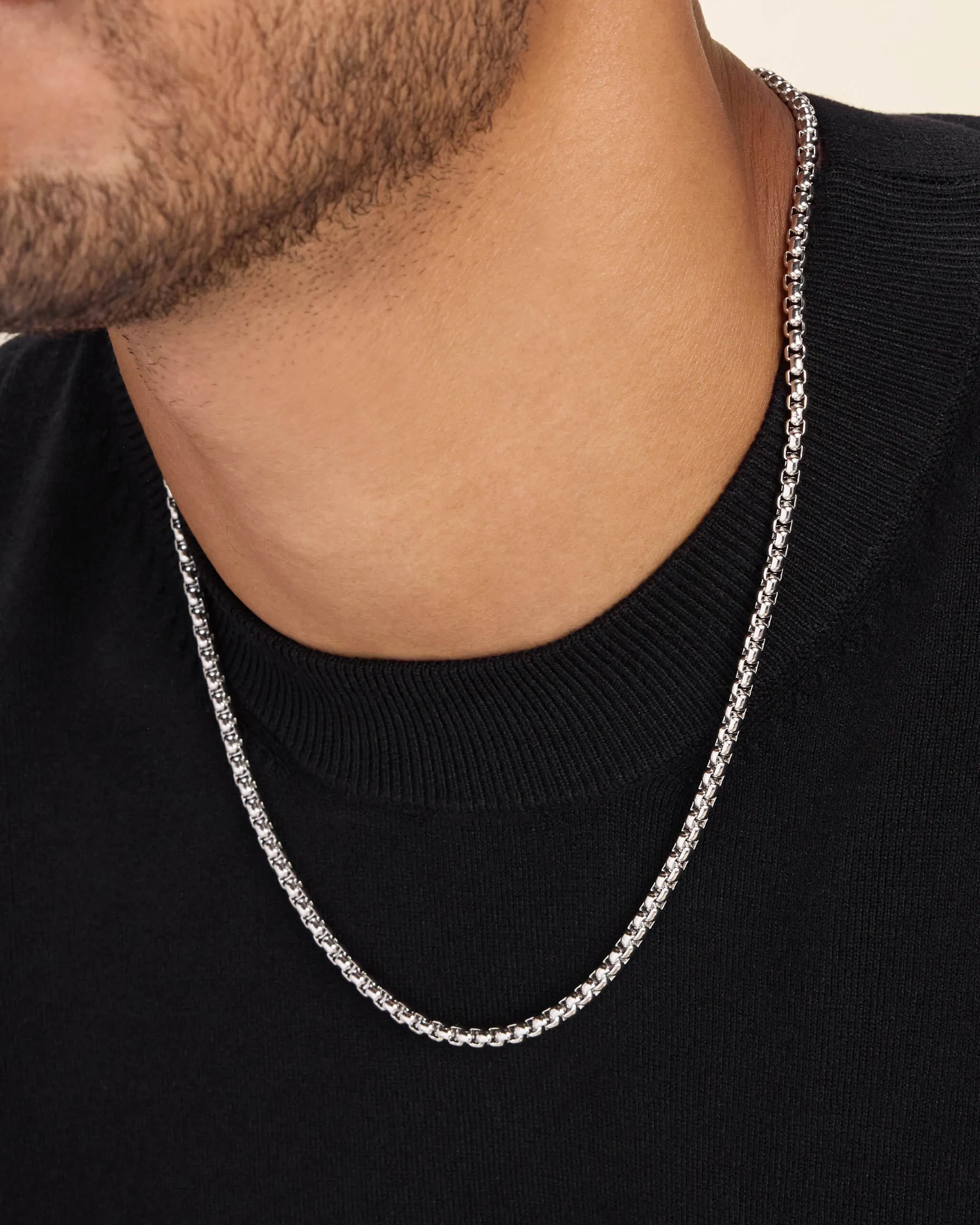 Round Box Chain - 4mm