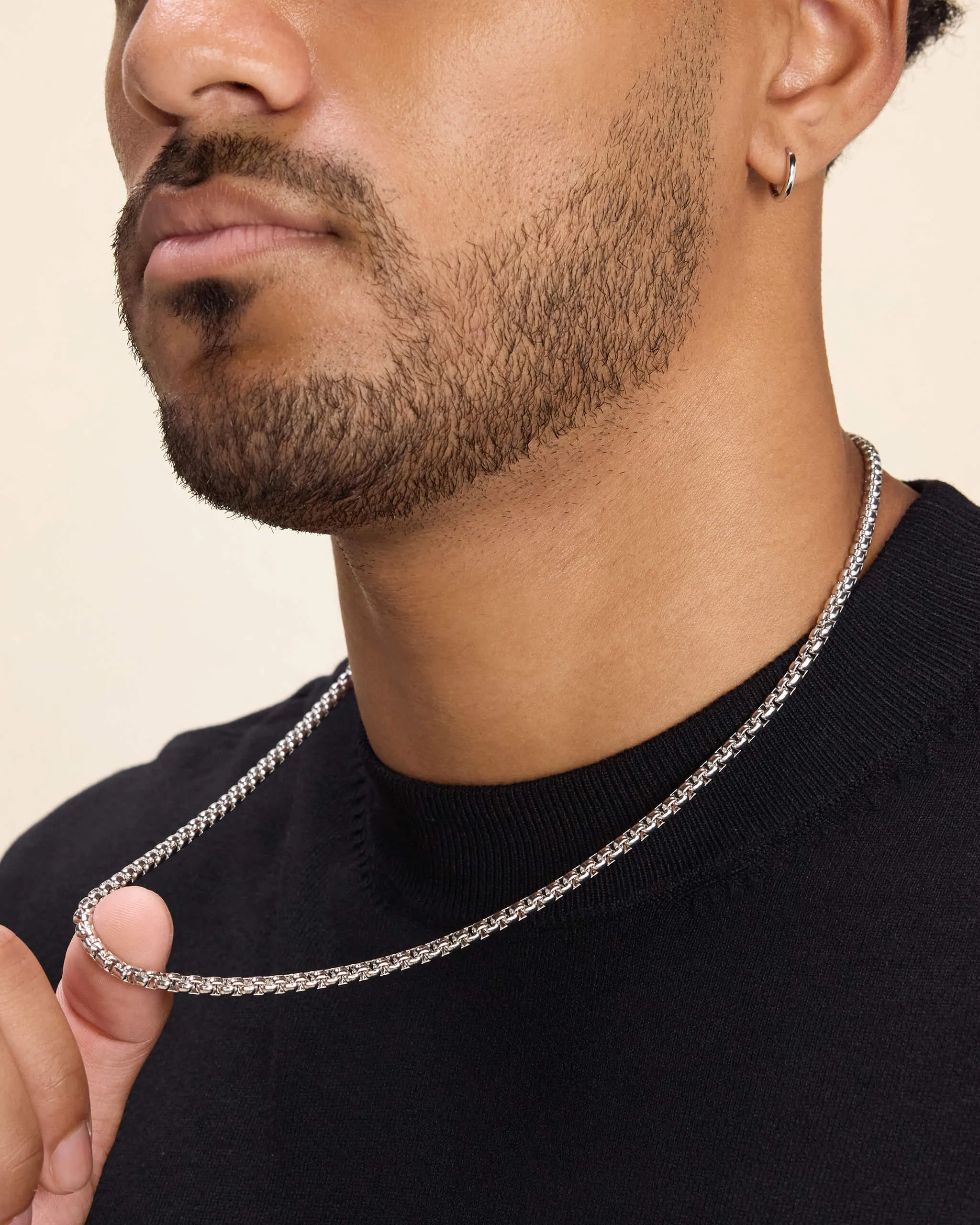 Round Box Chain - 4mm