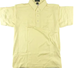 Sahara  Mens  Yellow  Short  Sleeve Polo