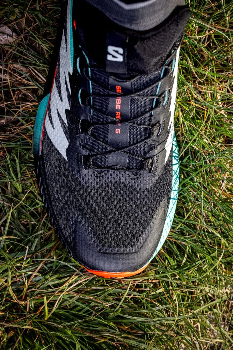 Salomon - Sense Ride 5 - Black/Bay/Cherry Tomato - Men's