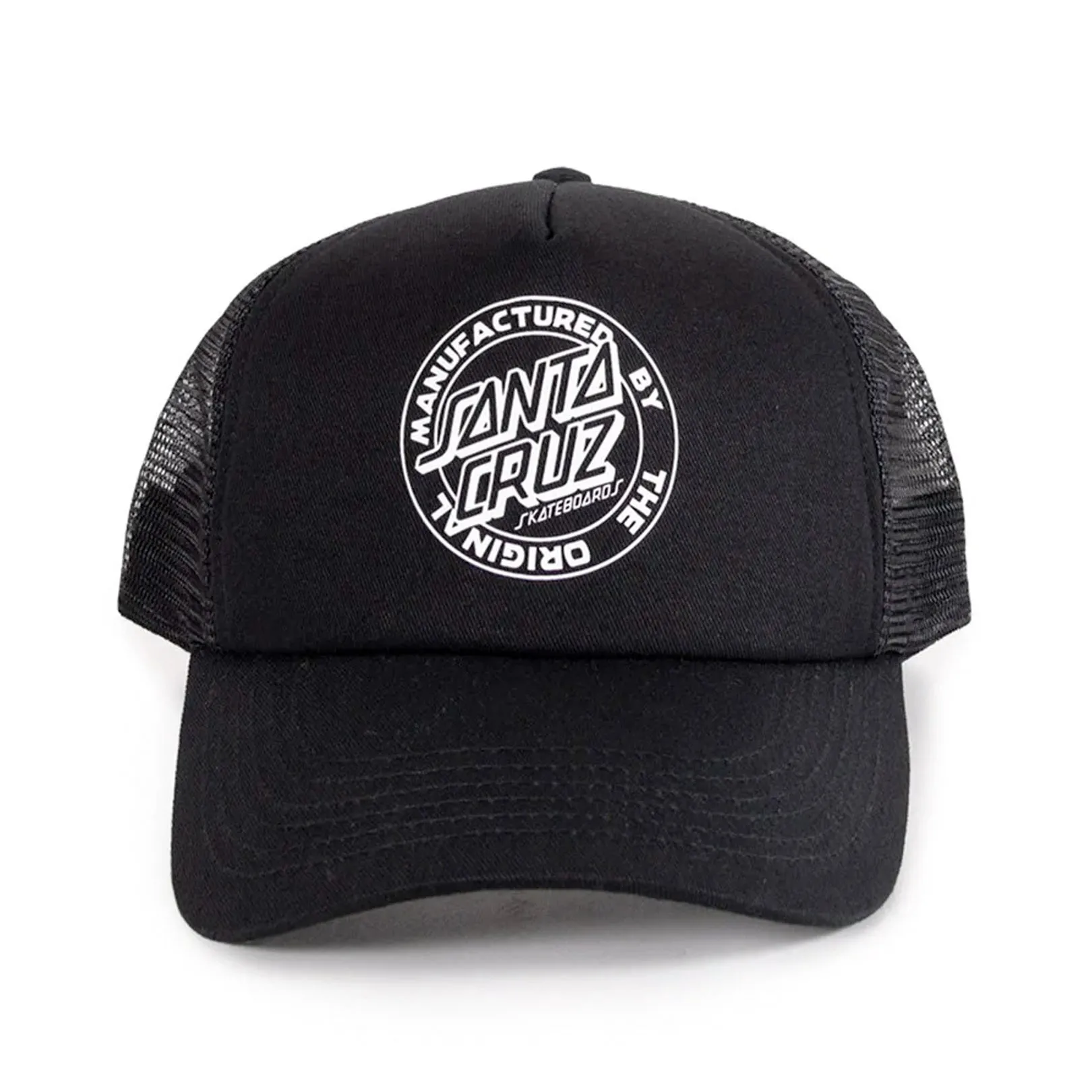 Santa Cruz Mfg Dot Trucker Cap Black